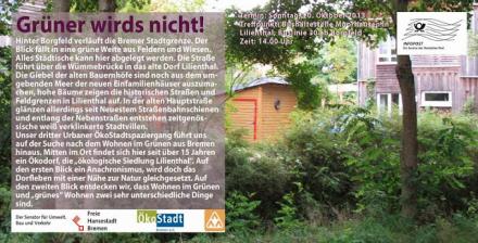 Urbaner Spaziergang "(Öko)dorf2 - Grüner wirds nicht!" am Sonntag, den 20.10.2013 um 14:00Uhr